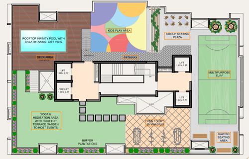  vatvriksh Modirealty Vatvriksh Cluster Plan For Terrace Plan