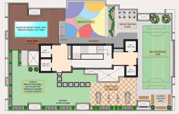  vatvriksh Modirealty Vatvriksh Cluster Plan For Terrace Plan