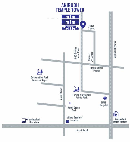  temple-tower Location Plan