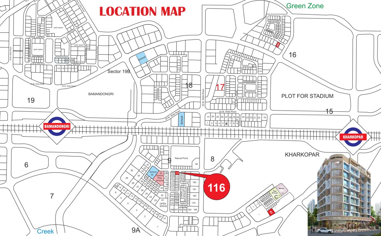  corner Location Plan