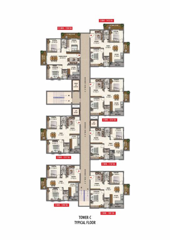  life Block A Cluster Plan