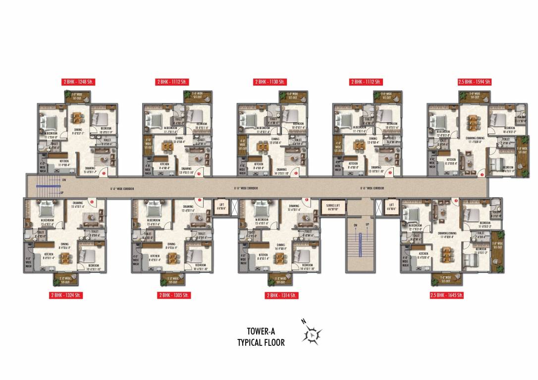  life Block A Cluster Plan