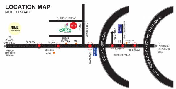  samprada-oaks Location Plan