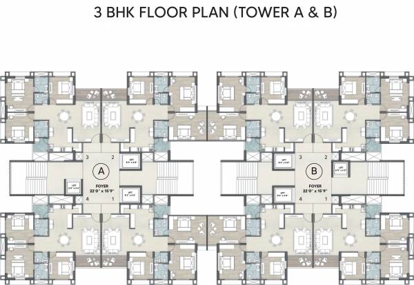 Block B Cluster Plan dharohar Block B Cluster Plan