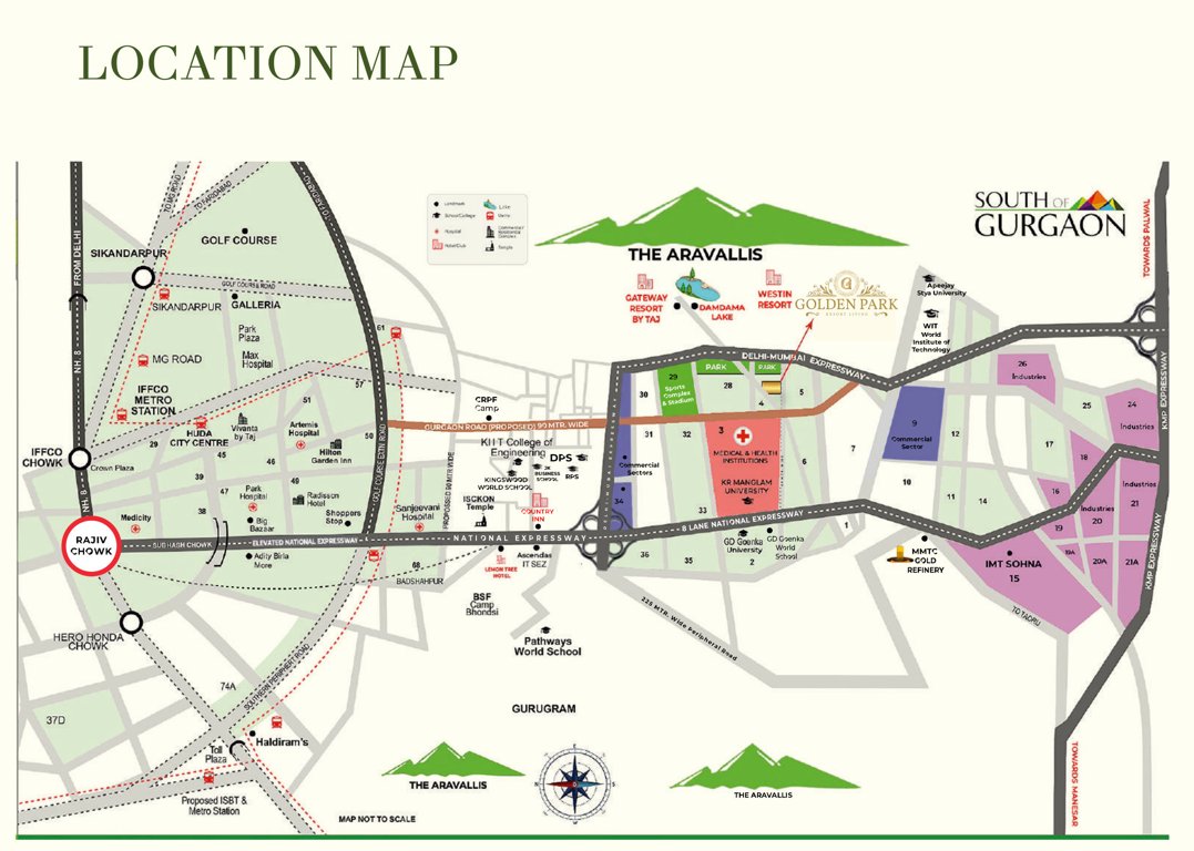  golden park Location Plan