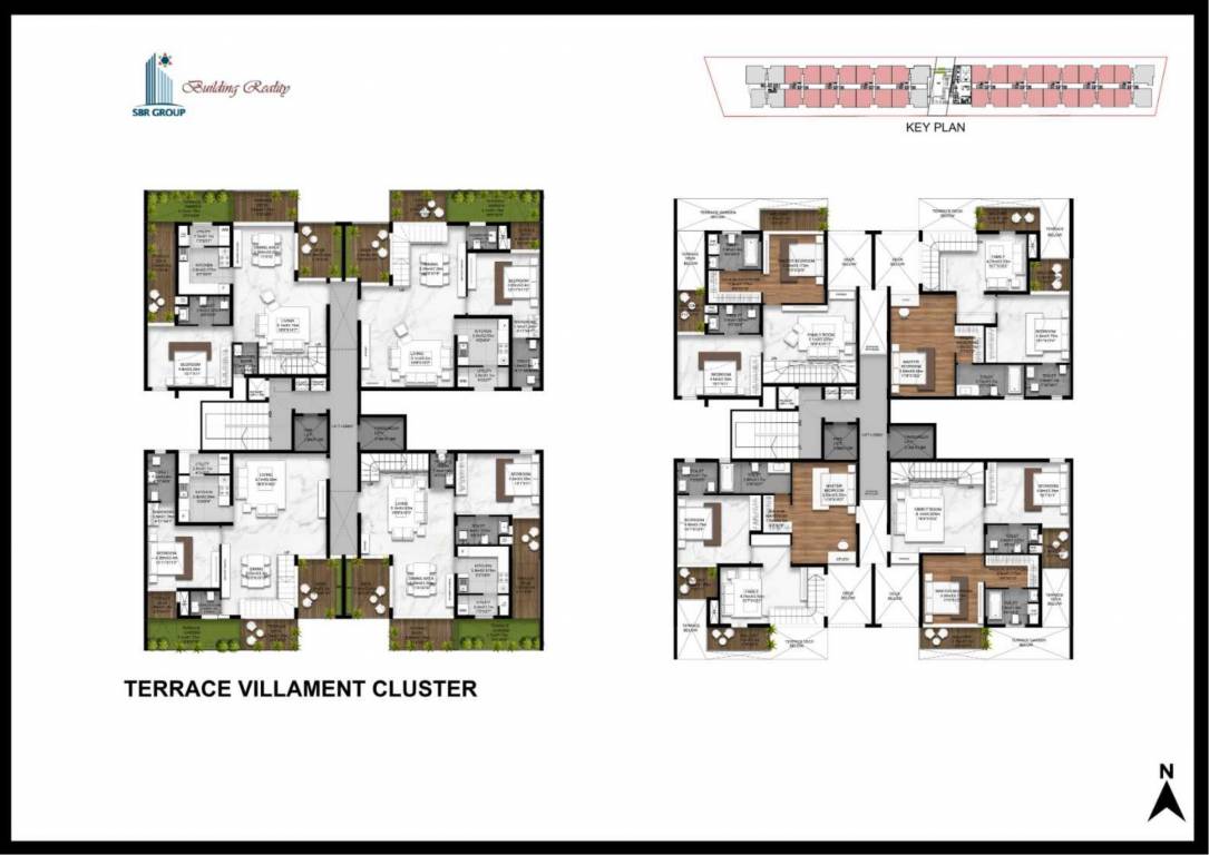  earth and sky Tower A Cluster Plan