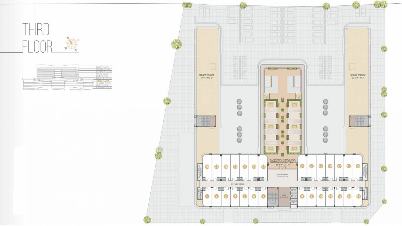  trade hub Trade Hub Cluster Plan for 3rd Floor