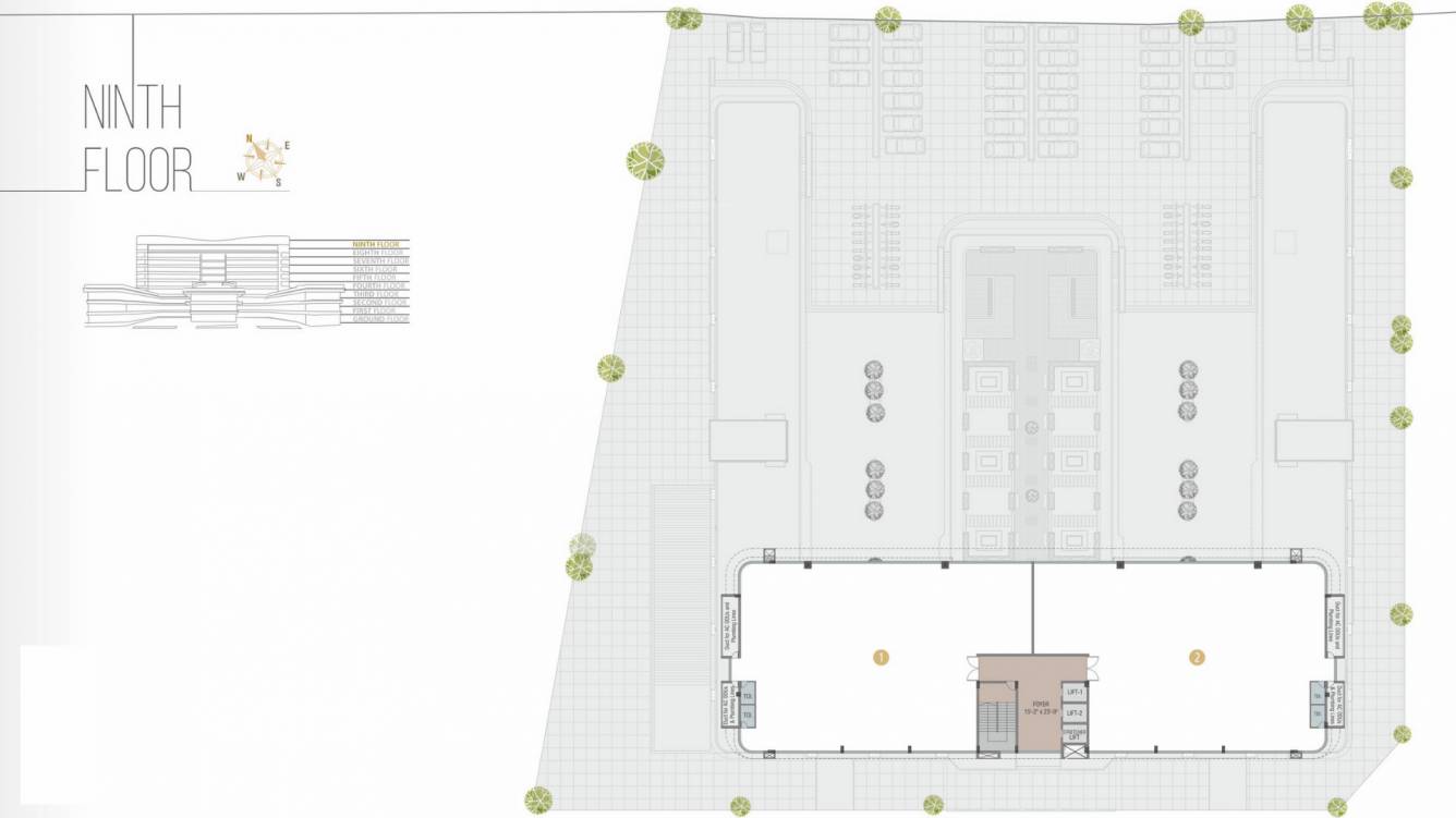  trade hub Trade Hub Cluster Plan for 9th Floor