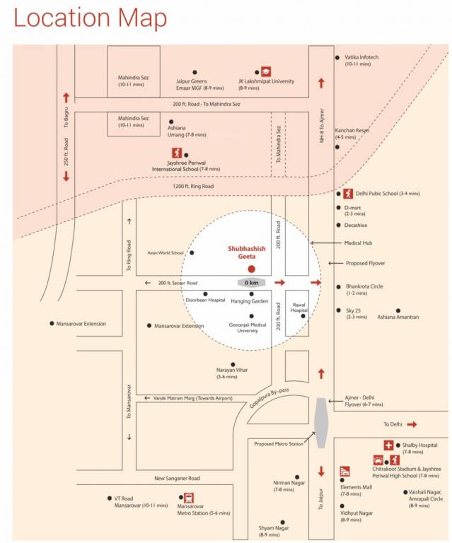  geeta phase iv Location Plan
