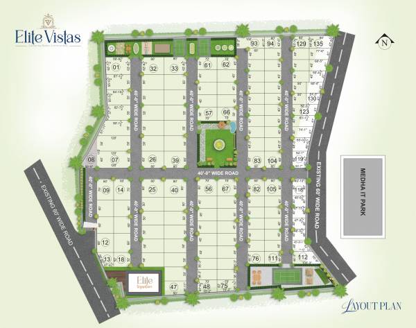  elite-vistas Layout Plan