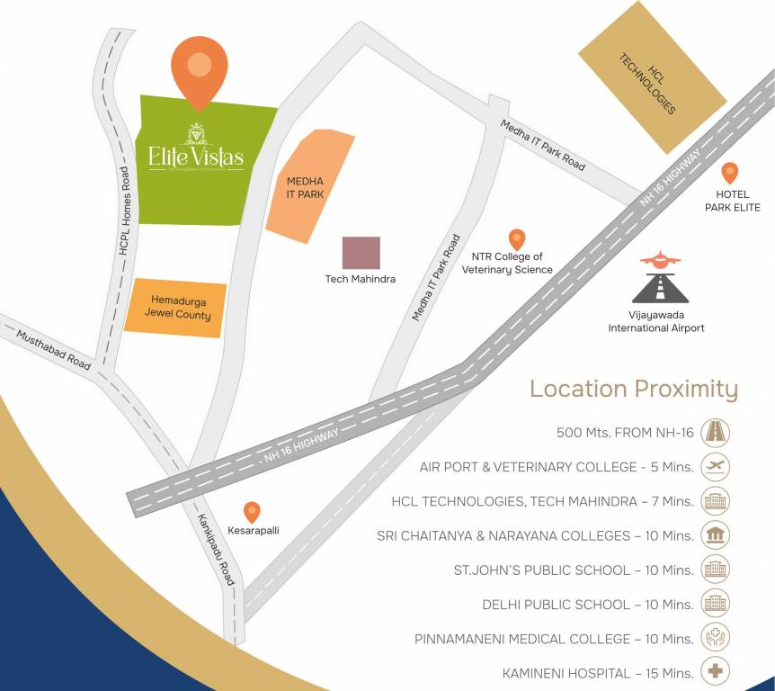  elite vistas Location Plan