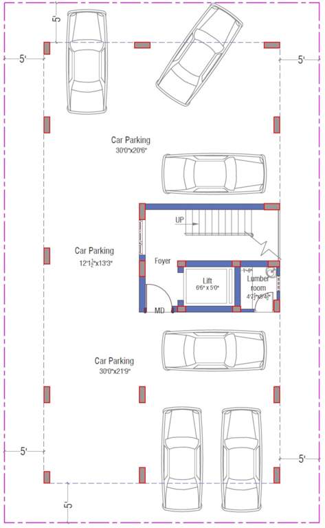  mahan pattinathar flats Mahan Pattinathar Flats Cluster Plan For Ground Floor