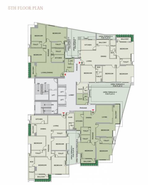 jade Jade Cluster Plan for 5th Floor