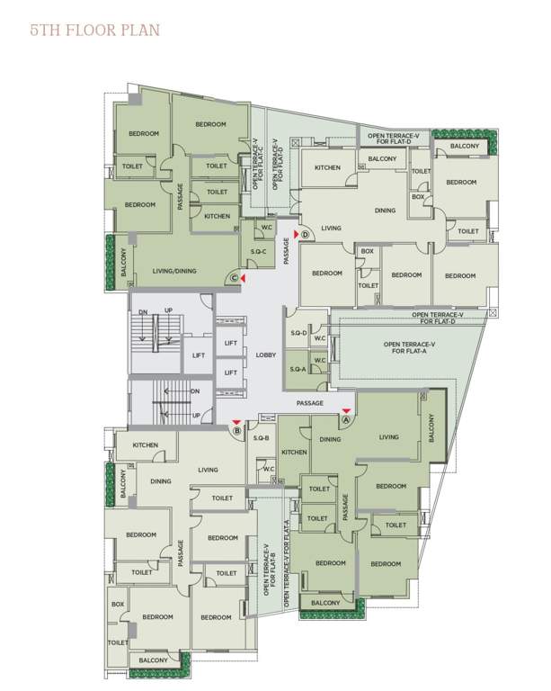  jade Jade Cluster Plan for 5th Floor