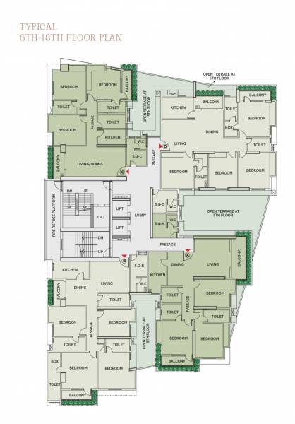  jade Jade Cluster Plan for 6th Floor