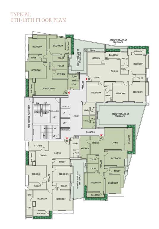 jade Jade Cluster Plan for 6th Floor
