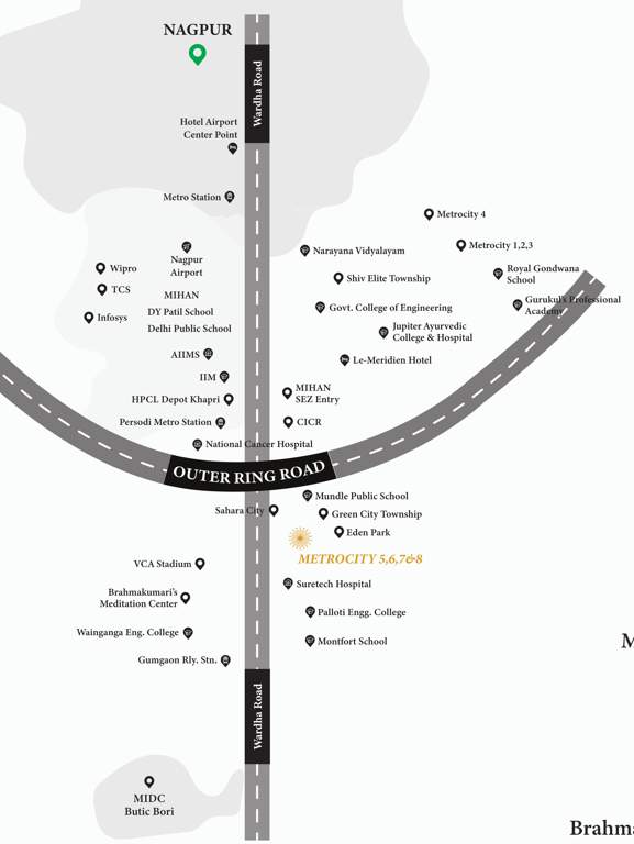  metro city 5 6 7 8 Location Plan