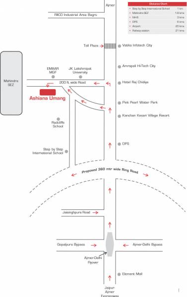  umang-phase-vi Location Plan