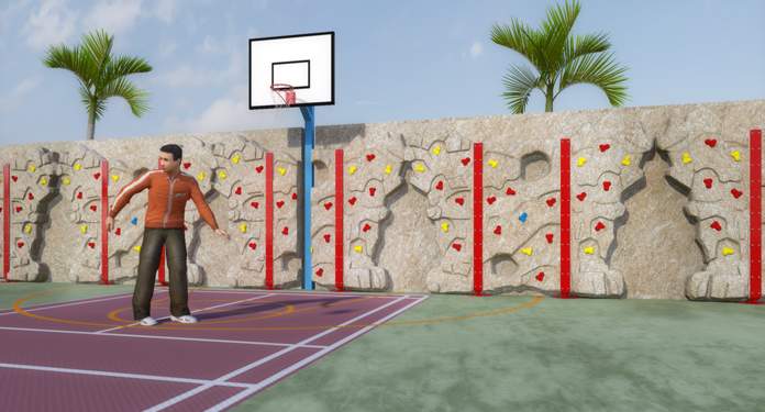  atlantis wing b Basketball Court