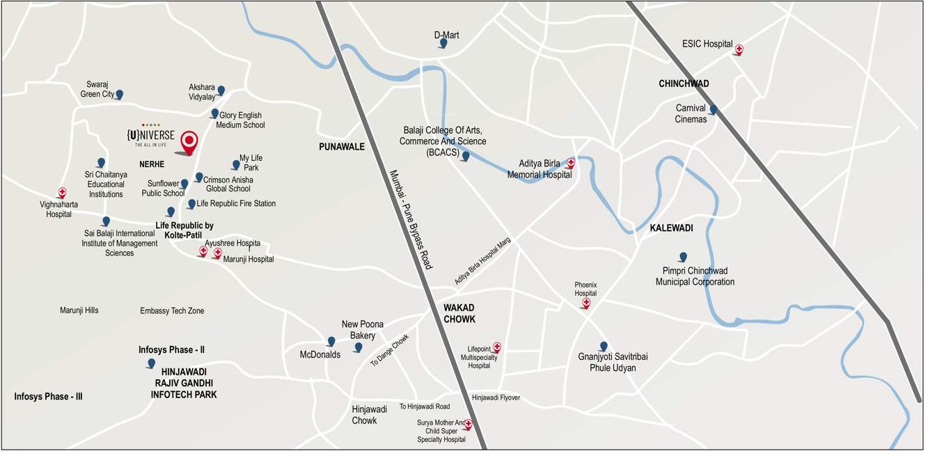  life republic sector r10 10th avenue universe phase iv Location Plan