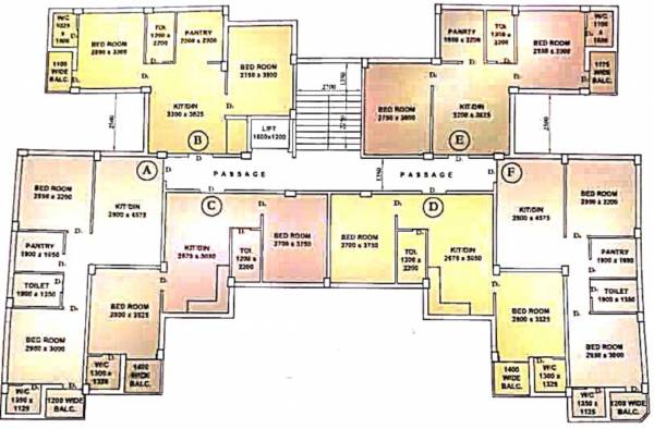  sonar-kella Sonar Kella Cluster Plan For Typical Floor Plan