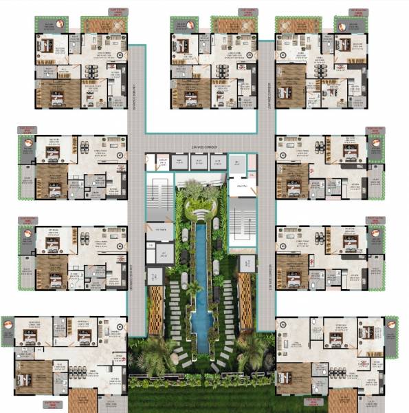  the-district The District Cluster Plan from 1st to 39th Floor