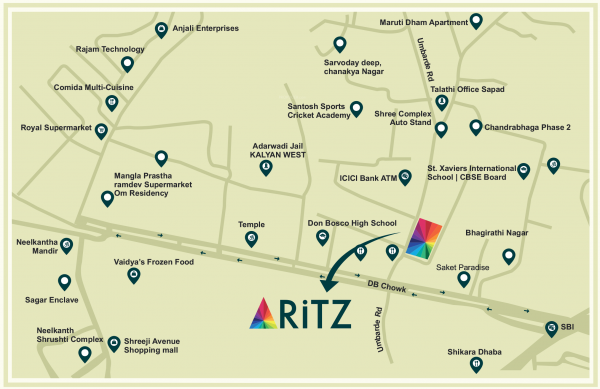 locationPlan of Vikas Ritz Tower B