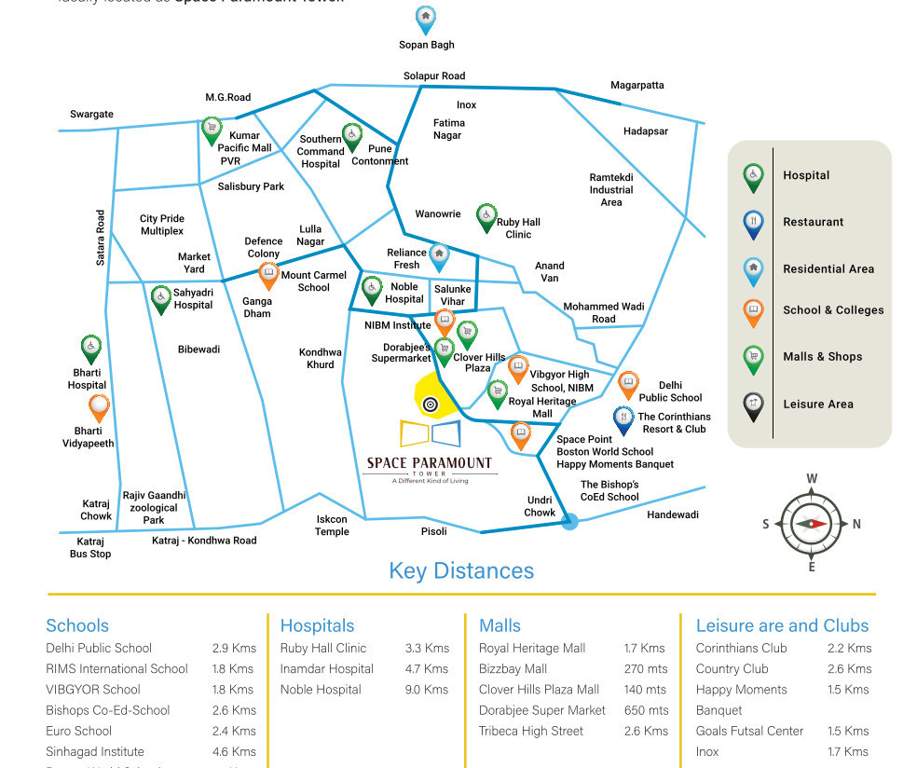  paramount tower Location Plan