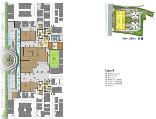  ocian-pearl Tower 1 To 4 Stilt Cluster Plan For Club House