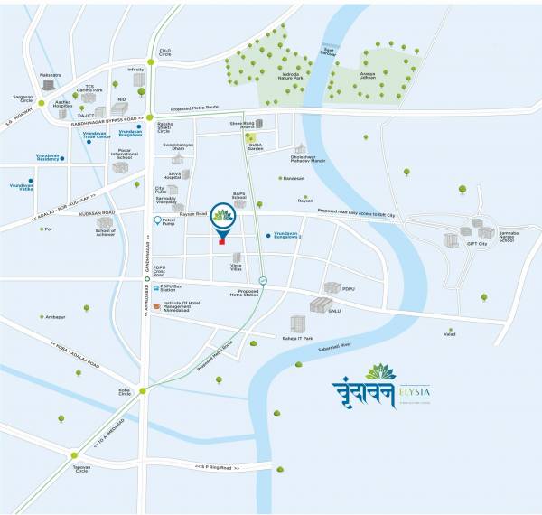  vrundavan-elysia Location Plan