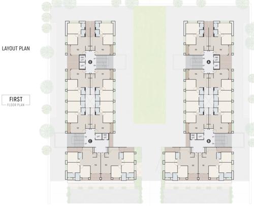  kopren-park-view Block A, Block B, Block C And Block D  Cluster Plan for 1st Floor