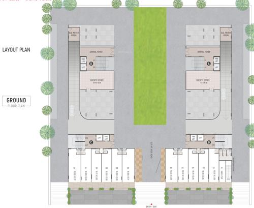  kopren-park-view Block A, Block B, Block C And Block D Cluster Plan for ground Floor