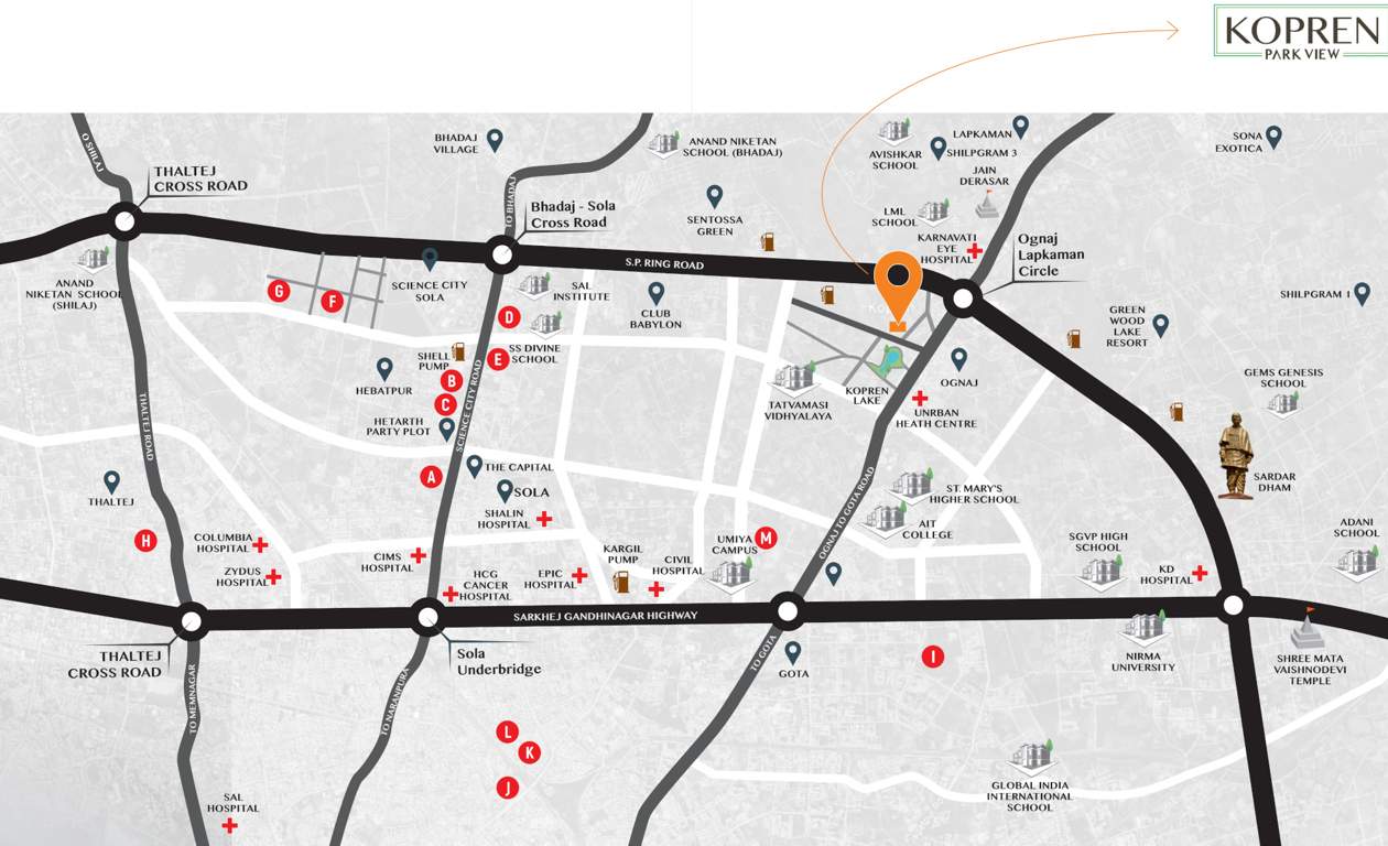  kopren park view Location Plan