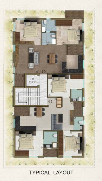  aura Aura Cluster Plan from 1st to 3rd Floor