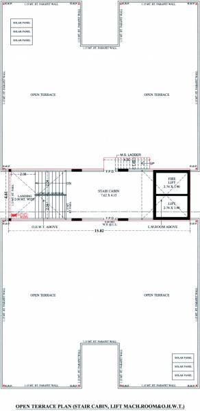  80 Block A And Block B Terrace  Cluster Plan