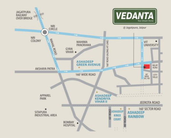  vedanta-phase-ii Location Plan