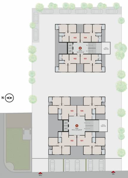  aashirvad-utsav Block A & B Cluster Plan For 5Th, 7Th & 9Th Floor 