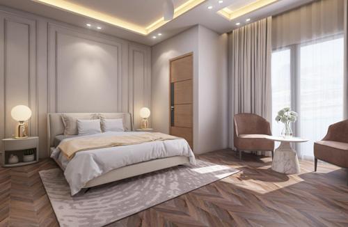 Bedroom bhavya-housing-society Bedroom