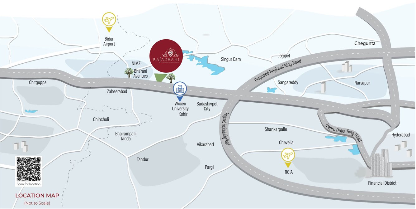  rajadhani dtcp plot Location Plan