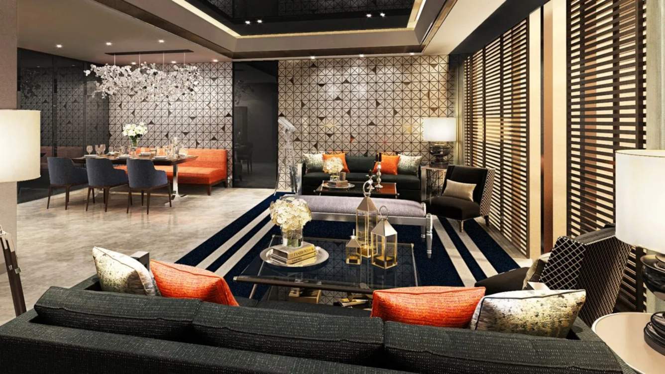trump tower mumbai Living Area