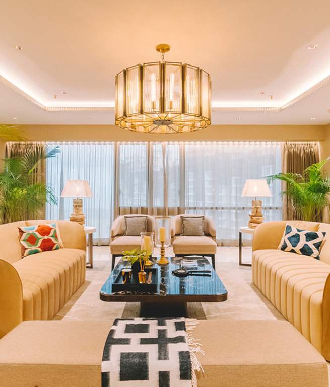 trump tower mumbai Living Area