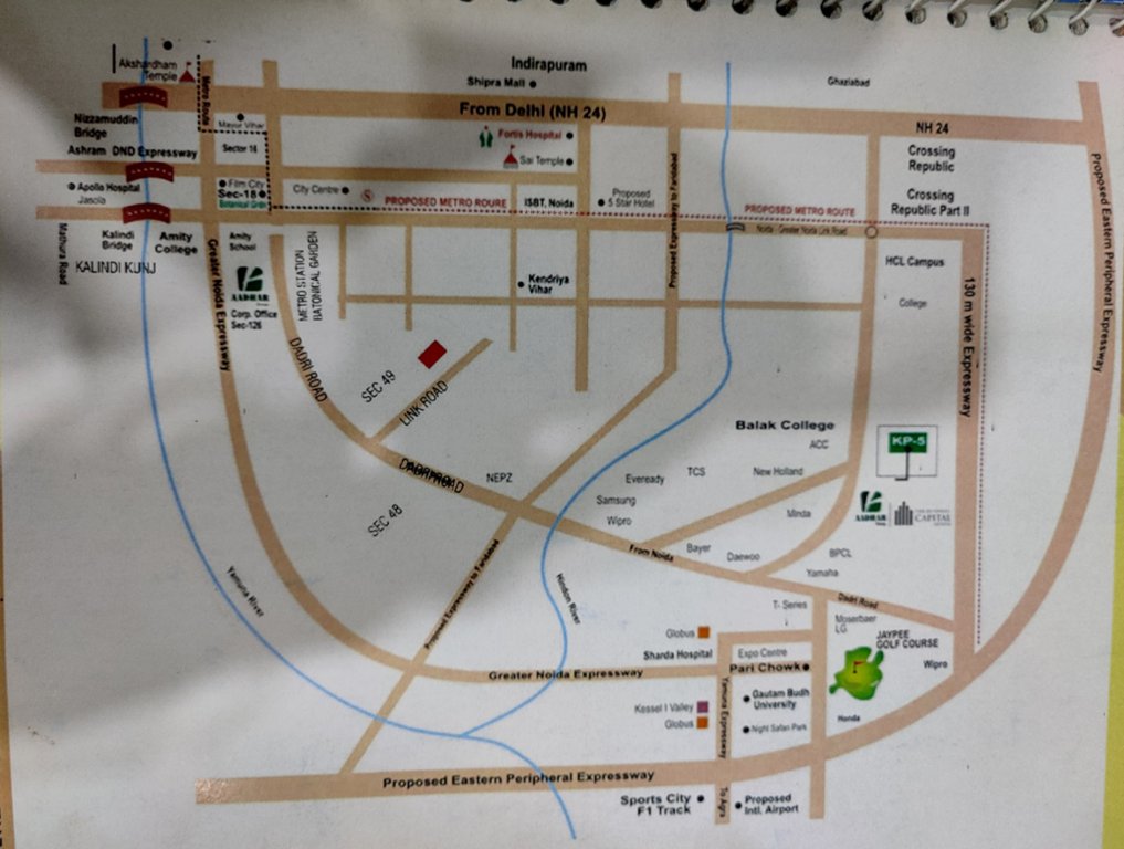 galaxy apartments Location Plan