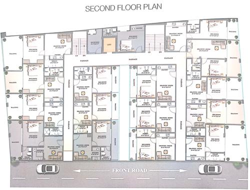  twin-city-walk Twin City Walk Cluster Plan for 2nd Floor