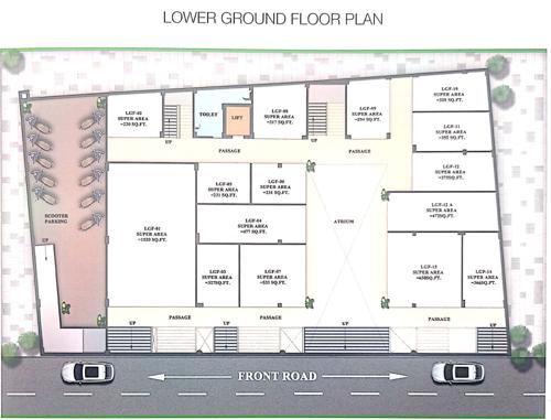  twin-city-walk Twin City Walk Cluster Plan for Lower ground Floor