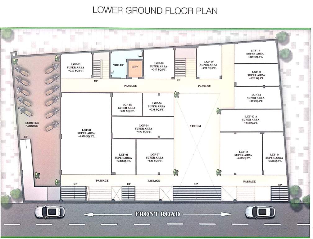  twin city walk Twin City Walk Cluster Plan for Lower ground Floor