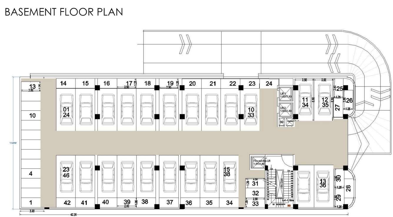  mn shantiniketan MN Shantiniketan Basement Cluster Plan