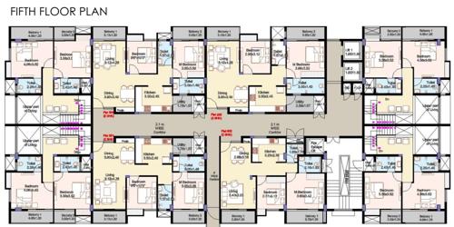  mn-shantiniketan MN Shantiniketan Cluster Plan for 5th Floor
