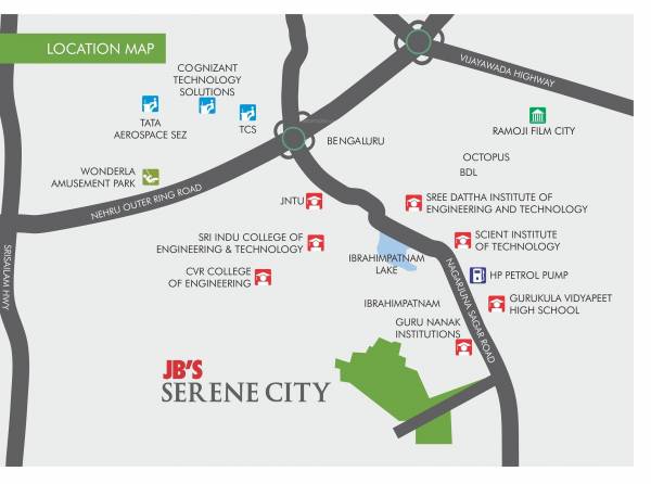  serene-city Location Plan