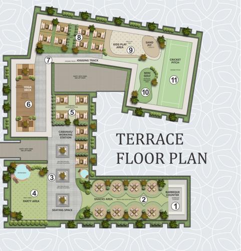  urban-suites Urban Suites Cluster Plan For Terrace Floor