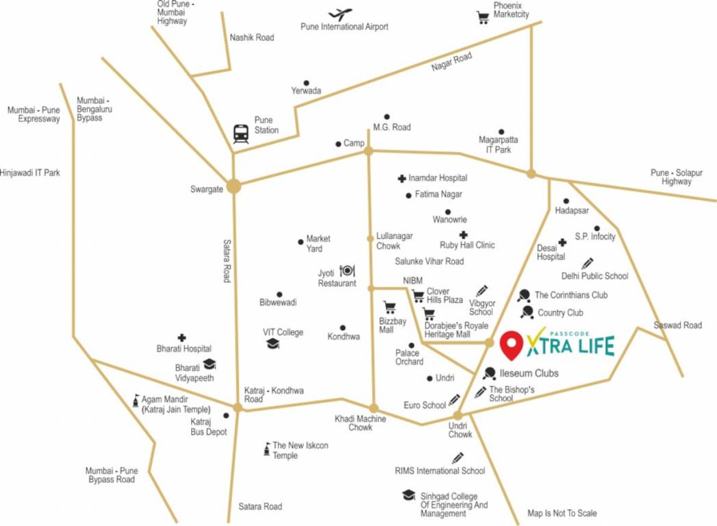  passcode xtra life Location Plan